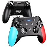 SWANPOW Switch Controller, Controller for Nintendo Switch Pro, Wireless for Switch OLED with SYNC Button/Wake-up Function/Adjustable Turbo