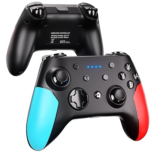 SWANPOW Switch 2 Controller, Controller für Nintendo Switch/Switch 2/Lite/OLED/Pro Wireless -SYNC Button/Wake-up Function/Adjustable Turbo