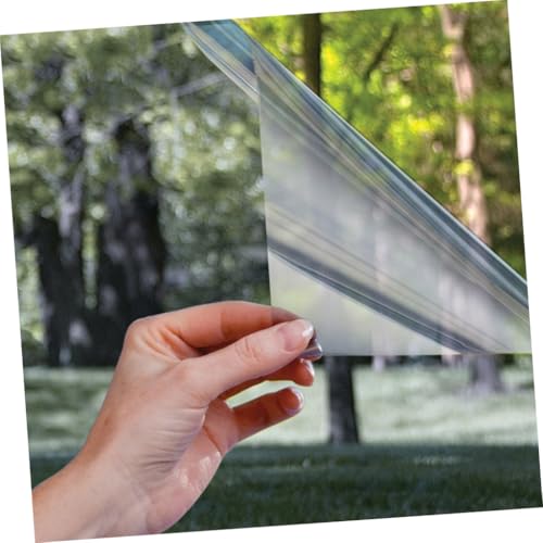 Película adhesiva para ventana con aislamiento térmico plateada miniatura 3