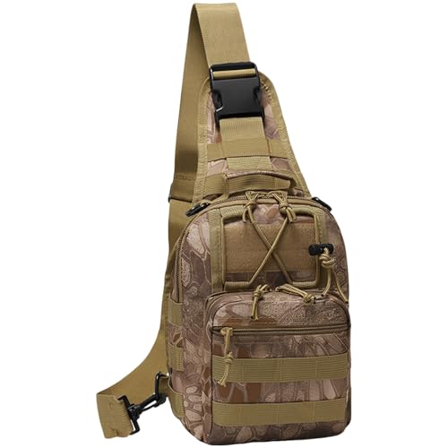 Mochila armada de pitón de barro: ideal para tus aventuras al aire libre con tela Oxford