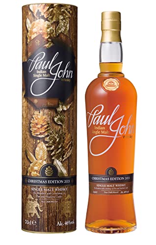 Paul John CHRISTMAS EDITION Indian Single Malt Whisky 2021 46% Vol. 0,7l in Geschenkbox