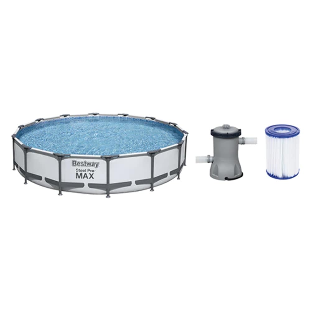 PISCINA STEEL PRO MAX FUORI TERRA ROTONDA cm 427 x 84