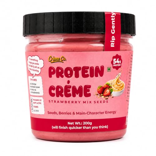 Image of CREME CO. Strawberry Mixed Seeds Gourmet Protein Creme - 200G