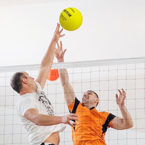 Image of RUN2PEAK Heavy Weight Volleyball Ball Official Size 5 Setter Training Volleyballs PU Practice Volley Balls for Indoor Rebounder Equipment Setters Weighted Volleyball Setting Trainer