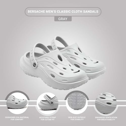 Image of BERSACHE Extra Soft Classic Casual with Back Strap Regular wear with Ultra Soft & Flexibility Technology Slipper for Men's & Boy's