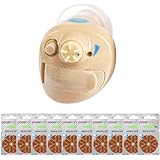 新安心パック保証付　二コンデジタル耳あな型補聴器　ニコン・エシロール　NEF-M100S　日本製　右用　左用　両耳用　軽度から中度難聴用 ラクラク電池交換方式 (左耳用) 　携帯用ケース付 安心パック保証付