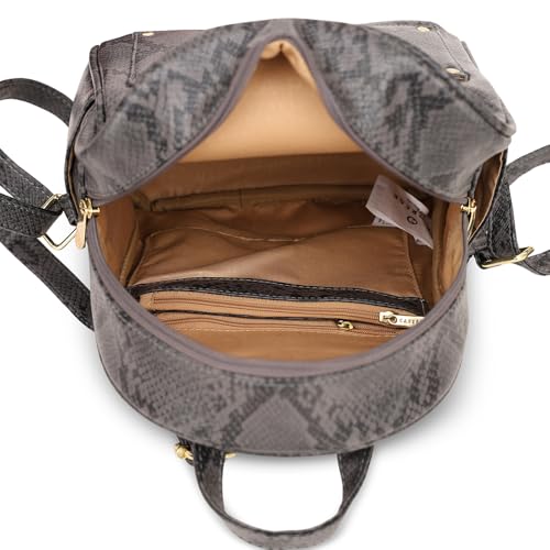 Image of Caprese Canes Casual Backpack, Small | Fashion Backpack for Women with Adjustable Strap & Secure Zip Closure | Spacious, Versatile for Everyday Outings and Travel | Ideal for Students