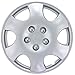 BDK KT-1015-15_AMZKING KT-1015- AMZKING Silver Hubcaps Wheel Covers for Toyota Corolla 15” – Four (4) Pieces Corrosion-Free & Sturdy – Full Heat & Impact Resistant Grade – Replacement, 4 Pack