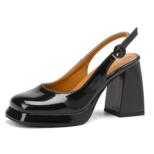 Mary Janes talon bloc confort sans douleur aux pieds