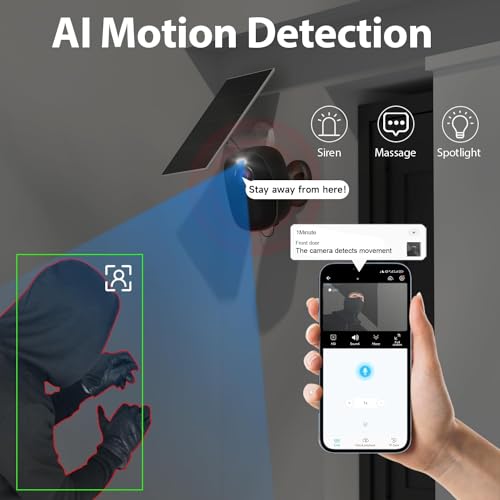 2K-Security-Cameras-Wireless-Outdoor2Pc-Solar-Security-Outdoor-Cameras-for-Home-Security-with-Spotlight-Siren-Alarm-2-Way-Audio-Color-Night-Vision-AI-Detection-for-Home-Security-WorksAlexa