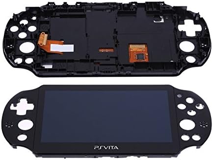 Rinbers - visualización LCD blanca con panel táctil digitalizador de repuesto para PlayStation PS Vita PSV 1000 1001 PCH-1001 PCH-1101