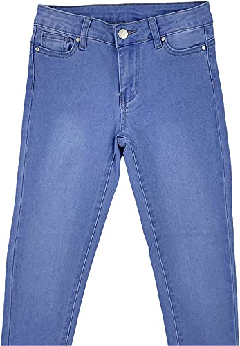 Image of ToBeInStyle Girl's Denim Easy Styling Classic Timeless Everyday Jeans Zip-Up Closure