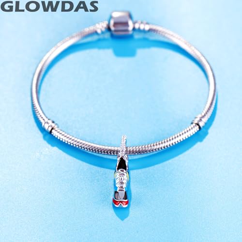 Colourful Enamel Sneaker Pendant Charms, fit Pandora Sport Bracelet, 925 Sterling Silver Dangle Running Track Shoes Beads, Gift for Athletes/Runners/Marathon Enthusiast3