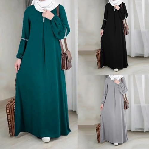 Robe de prière longue opaque résolvant le problème de transparence - 2