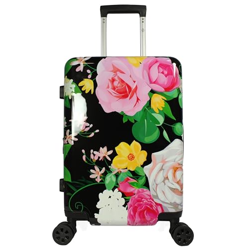 World Traveler Seasons Hardside 2-Piece Carry-On Spinner Luggage Set, Peonies, One_Size4