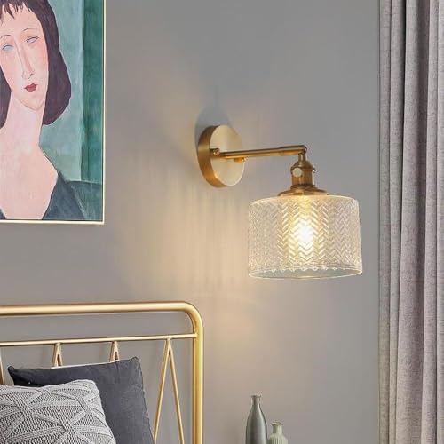 Liseuse murale orientable gain de place avec interrupteur pour lit sans table