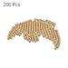 uxcell 200pcs Precision Solid Brass Bearing Balls 3mm Industrial Brass Ball Spheres for Machinery, Automotive, and DIY