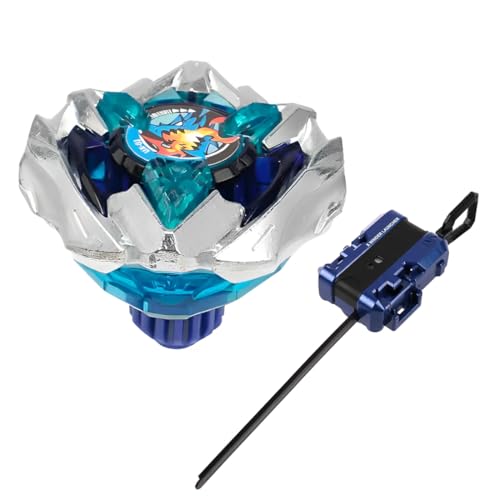 EIHI 2 Pezzi Set da Combattimento, Gioco di Strategia per Bambini con Trottola Giocattolo e Lanciatore a Corda Deluxe, Giochi per Famiglie, Giocattoli per Bambini