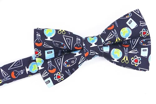 Image of OCIA Cute Pattern Pre-tied Bow Tie Adjustable Bowties for Adult & Children