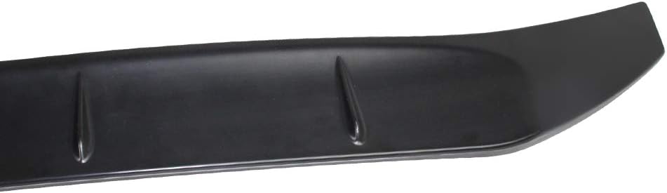 IKON MOTORSPORTS, Roof Spoiler Compatible with 2013-2016 Scion FR-S/2013-2020 Subaru BRZ/2017-2020 Toyota 86, Ikon V Style ABS Black Rear Trunk Lip Wing