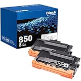 STAROVER TN850 Compatible for Brother TN850 TN-850 TN820, Works with HL-L6200DWT, L6200DW, L5200DW, MFC-L5850DW, MFC-L5800DW Printers(2-Pack, High-Yield Black)