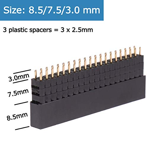 Embase empilable pour Raspberry Pi 4 kit de connecteurs GPIO pour terminal domotique