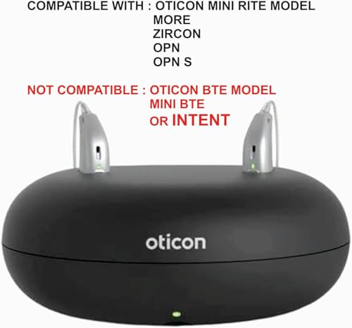 Chargeur de bureau Oticon pour appareils auditifs More Mini RITE R Opn S Play Ruby - 4