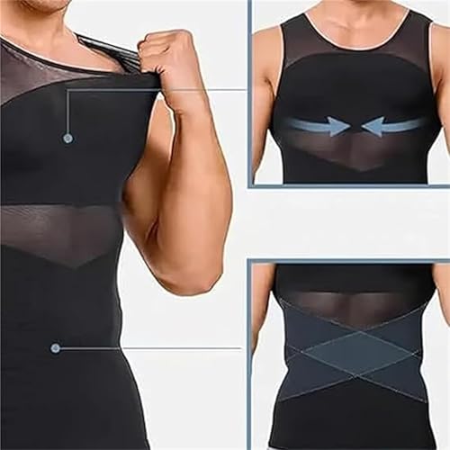 Sculptcore-Shaper Vest 2.0, Sculptcore Tank Men, Mens Slimming Compression Shirt, Breathable Mesh4