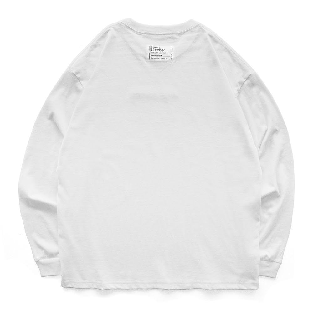 Amazon.co.jp: back number one room ロングTシャツ Lサイズ ホワイト