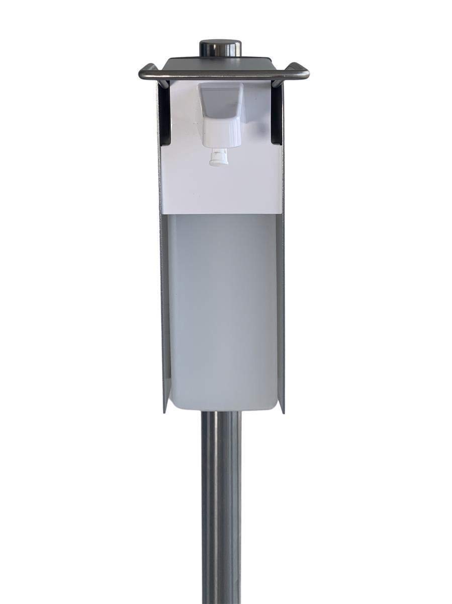 Mobile Hygienestation HS-100 für z.B Desinfektionsmittel oder Handpflegeprodukte, 1000ml Behälter Anthrazit