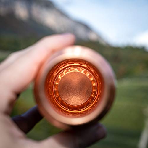 Kosdeg Copper Water Bottle - 16Oz Hammered Vintage Modern Design thumb #5