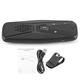 EBTOOLS Drahtlose Auto-Freisprecheinrichtung, drahtlose Auto-Freisprecheinrichtung Bluetooth-Freisprechlautsprecher MP3-Player Universelles Mobiltelefon Autozubehör-Kits für Autos