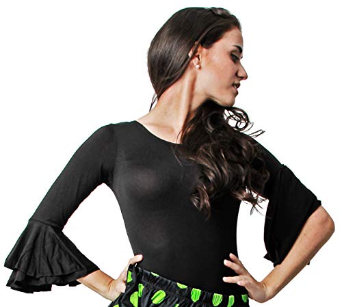 Variante de Gojoyshop Traje Baile Flamenco 2 Piezas Body y Falda Verde S