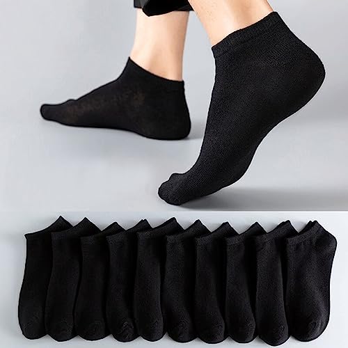 Image of 12-30 Pairs Low Cut Ankle Socks for Men Thin Breathable Casual No Show Athletic Socks Bulk