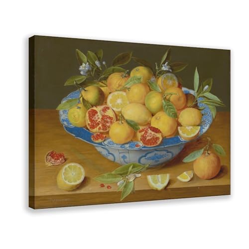 Affiche sur toile Jacob Van Hulsdonck cadre suspendu décoration murale 61x91.4 cm