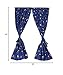 Thomas and Friend Window Curtains For Kids Room, Rod Pocket Drapes, 1 Pair with Tie-Backs, Microfiber, 42 x 63 in