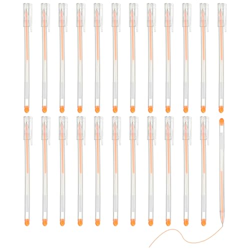 PATIKIL 24 bolígrafos gel color naranja 0.5mm punta fina