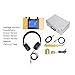 Bewinner Underground Water Leak Detector, Water Pipe Leakage Monitor with Digital Display & Earphone & Carrying Case, Leak Detector for Water Detectors & Alarms, Water Leak Detection