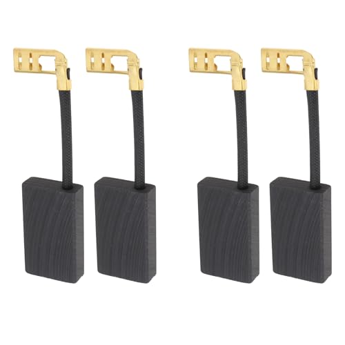 Create idea Lot de 2 Paires de Balais de Charbon N404514 Et N084455 Compatible avec DEWALT DWE490 DWE492 Et DWE493 6 X 15 X 25 Mm