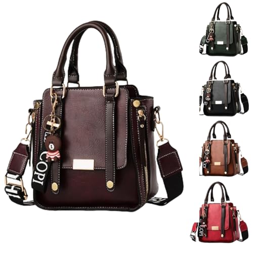 Crossbody Bags for Women Trendy Purse for Ladies Shoulder Sling Tote Handbags Flap Design Vintage Fashion Versatile