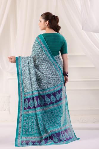 Image of TAMAIRA FASHION Mulmul Pure Cotton Saree For Woman |Office Wear Daily Wear Sarees For Women Without Blouse Piece(Available in 19 Colours)