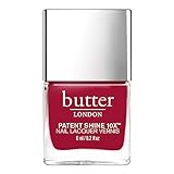 butter LONDON Patent Shine 10X Nail Lacquer, Gel-Like Finish, Chip-Resistant Formula, 10-Free Formula, Cruelty-Free, Polymer Technology, Broody