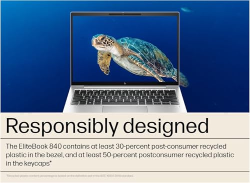 Image of HP EliteBook 840 G10 Business Laptop (14 inch FHD+ Anti-Glare, Intel 10-Core i7-1355U, 16GB DDR5 RAM, 512GB SSD) Backlit, 2 x Thunderbolt 4, 5MP IR Webcam, BO Audio, Wolf Security, Win 11 Pro w / Copilot