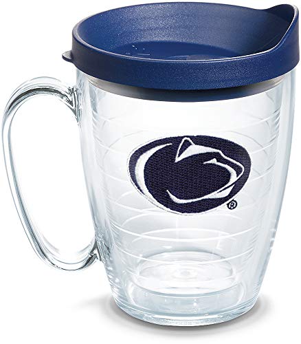 Tervis Made in USA Double Walled Penn State University Nittany Lions Insulated Tumbler Cup Keeps Drinks Cold & Hot, 16oz Mug, Primary Logo