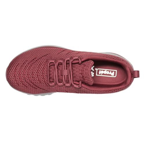Propet Womens Tour Knit Trek Lace Up Sneakers Shoes Casual - Red4