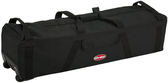 Gibraltar GHLTB Long Hardware Bag with Wheels,Black