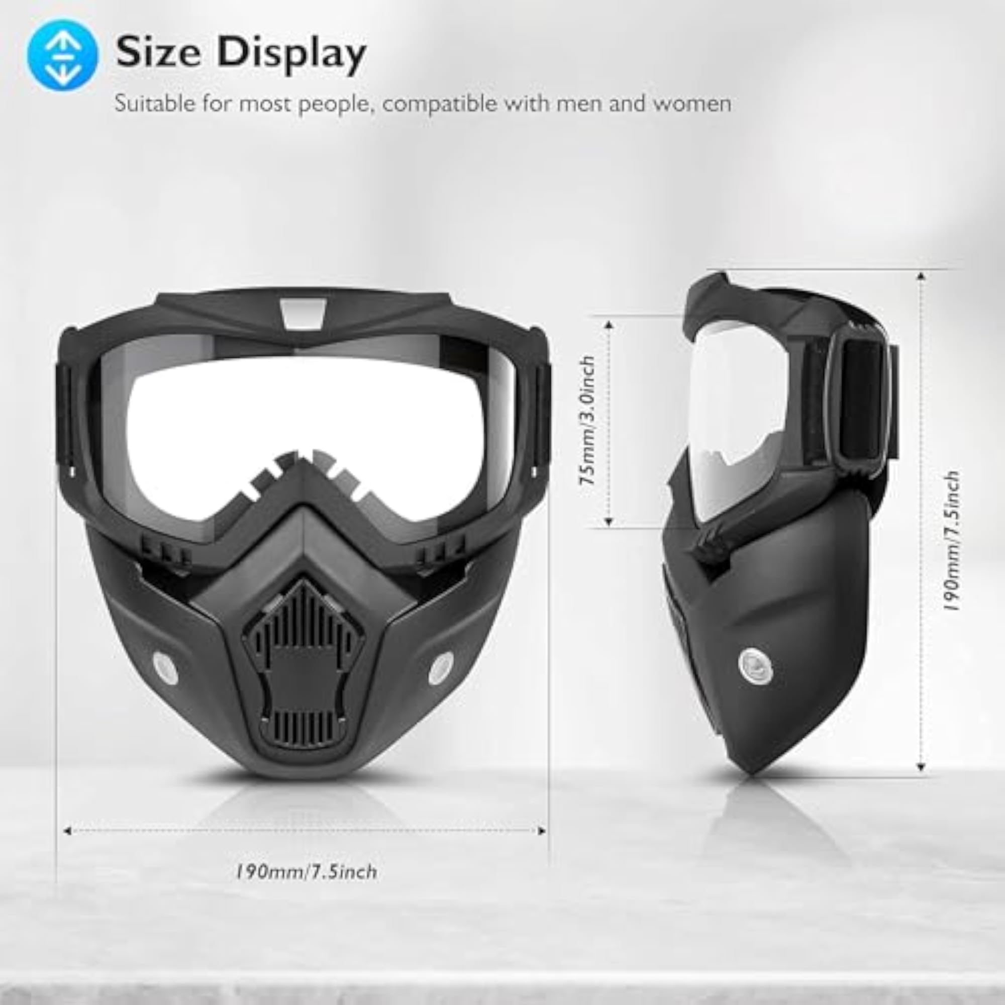 TPU Goggle with Anti-Scratch UV Protection