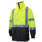 This product has a high visibility rating and is a reliable safeguard, meeting the ANSI/ISEA 107-2015 Class 3 Type R standards for compliance. This jacket has a parka-style design that provides extra length for increased safeguarding of the torso and...