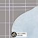 BRODER MFG. INC. White Lines Flannel Backed Vinyl Tablecloth - Gray, 60x104 Oblong (Rectangle) | Perfect for Picnics, Barbeques, Parties, Camping, Special Occasions, Gatherings, and Everyday Use