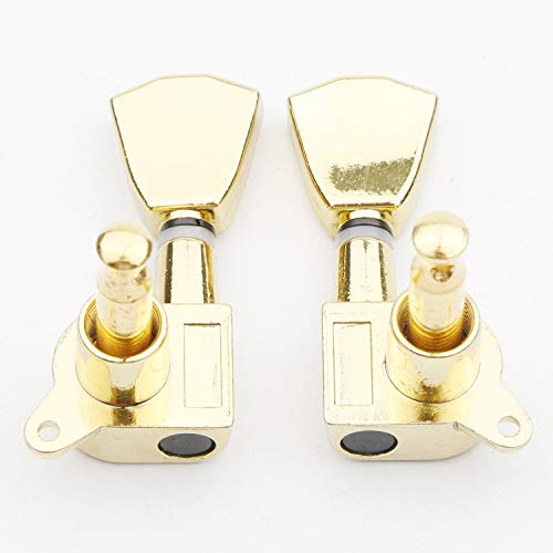 Unxuey 3L3R Mécaniques fermées pour guitare électrique Les Paul Doré - Les Beatles, Paul McCartney, John Lennon, RIngo Starr, George Harrison Unxuey 3L3R Mécaniques fermées pour guitare électrique Les Paul Doré – Image 4